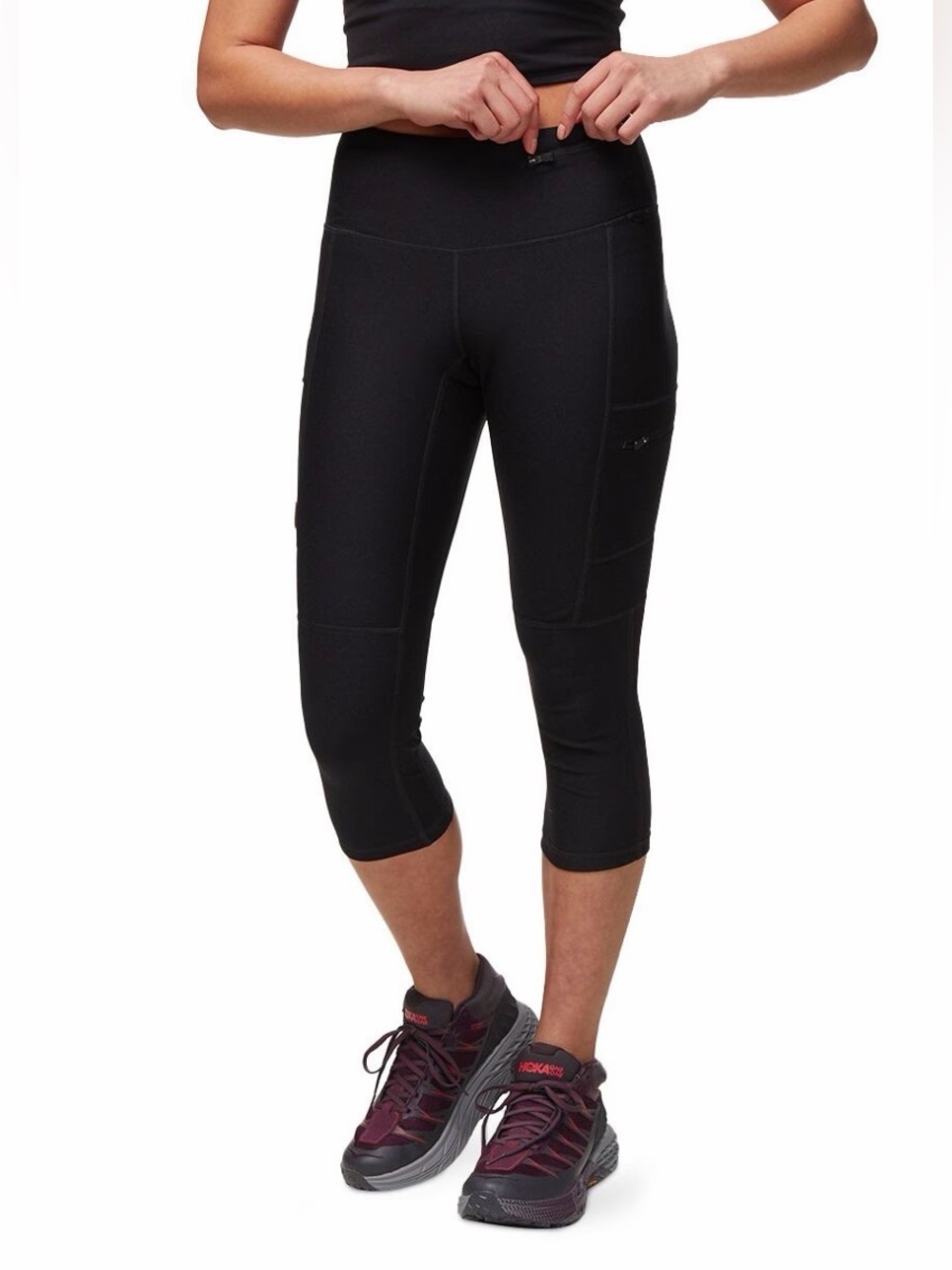 Fjallraven Abisko Trekking Tights 3/4 XS Black | Hiking & Rock Climbing Leggings